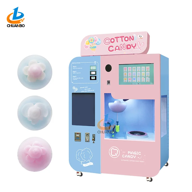 

China Wholesale Market Hot Sale Marshmallow Making Machine Automatic Cotton Candy Machine