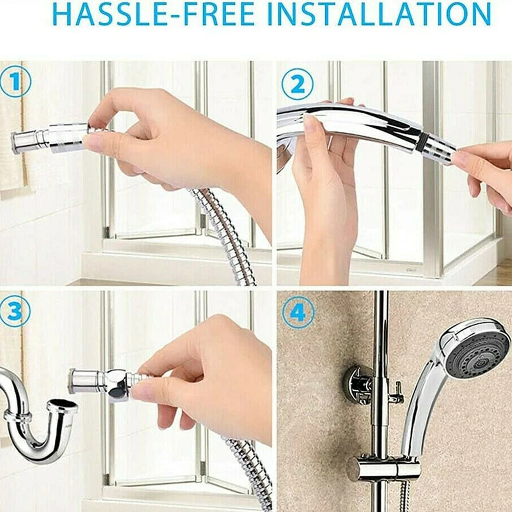 

New Portable Practical Replacement Shower Head Sprinkler Bathroom Fixtures Bathing Nozzle Pressurized Rainfall