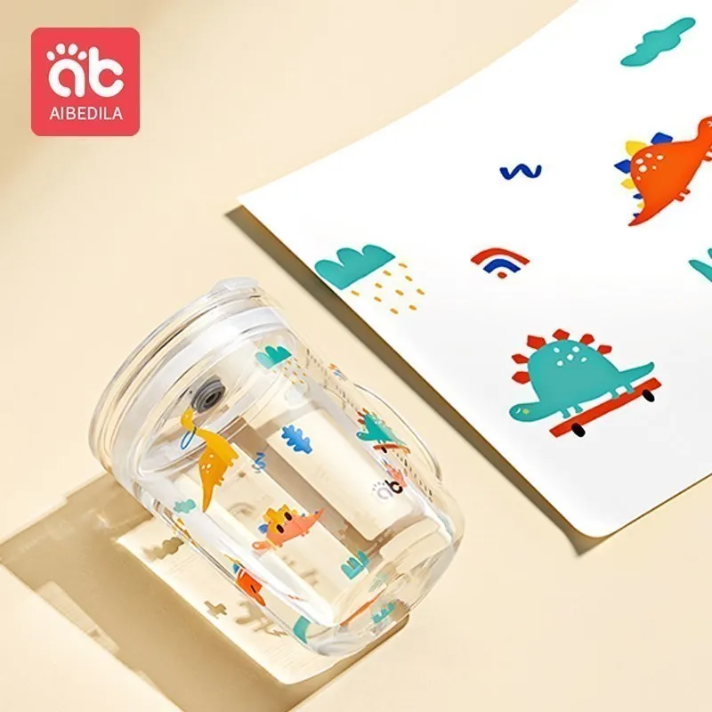 Детская бутылка для воды AIBEDILA детские товары чашки детская соломенная молочная