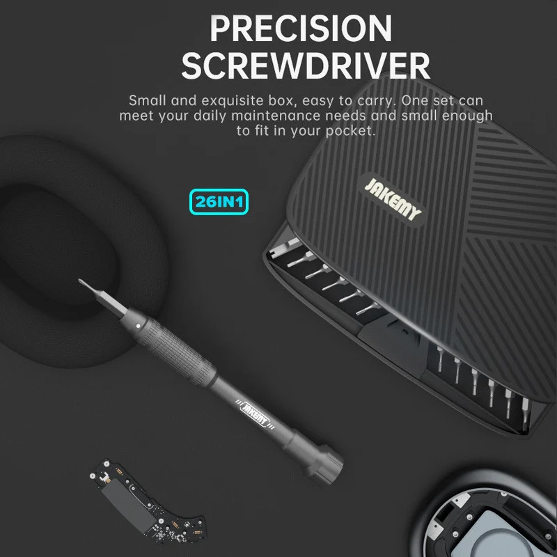 Магнитный Набор отверток Jakemy для бытового ремонта портативные мини-отвертки из