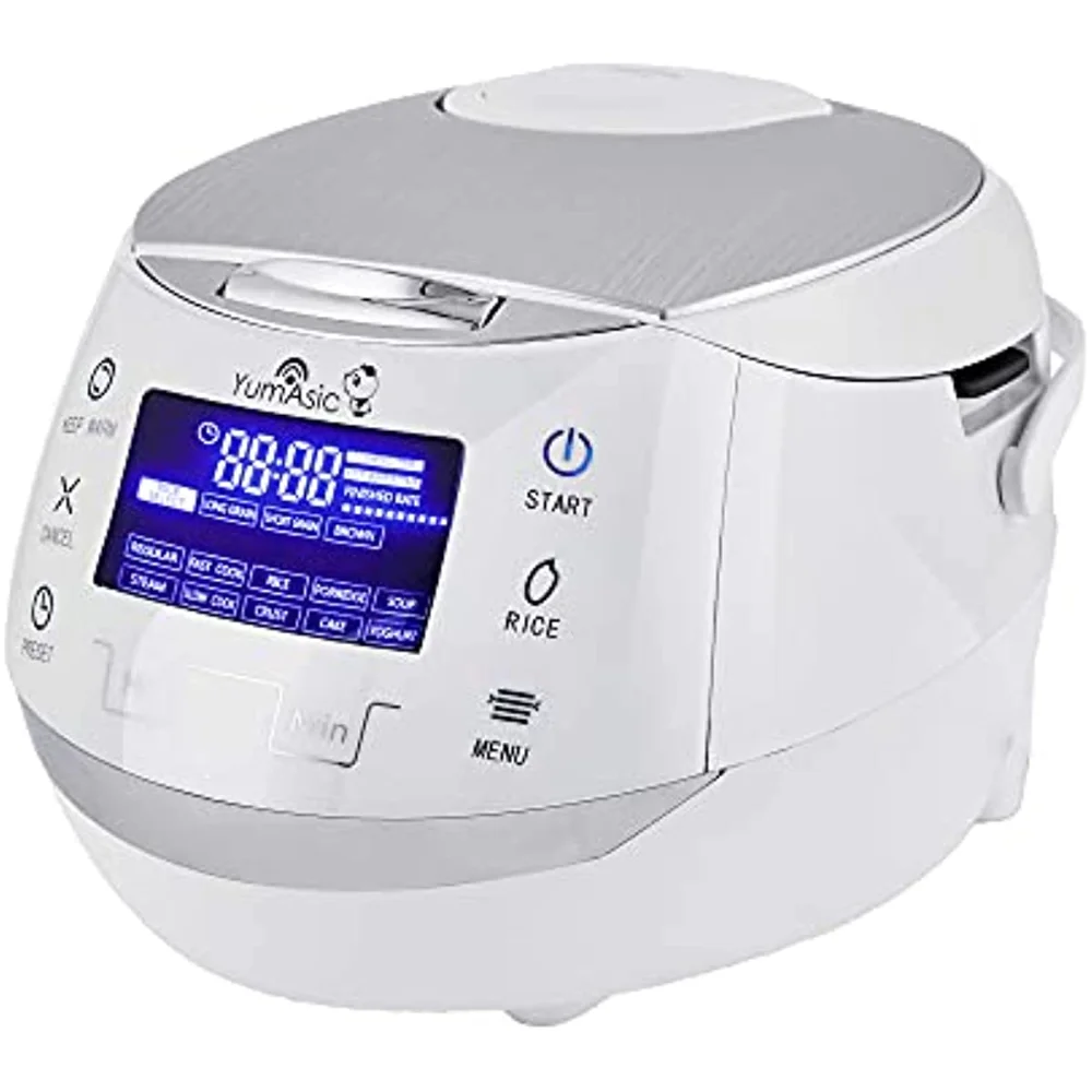 

Рисоварка Sakura с керамической чашей и усовершенствованной пушистой логикой (8 чашек, 1,5 литров), 6 функций приготовления риса