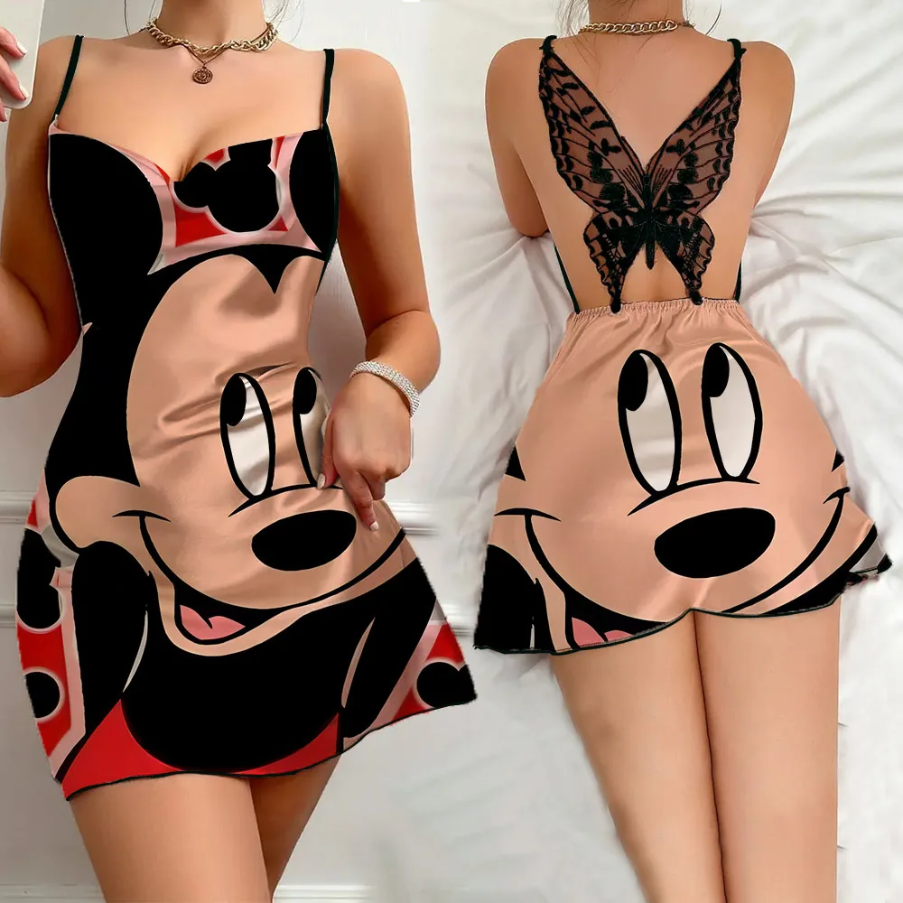 2024 дизайнерское спальное платье с рюшами по краям для женщин сексуальная