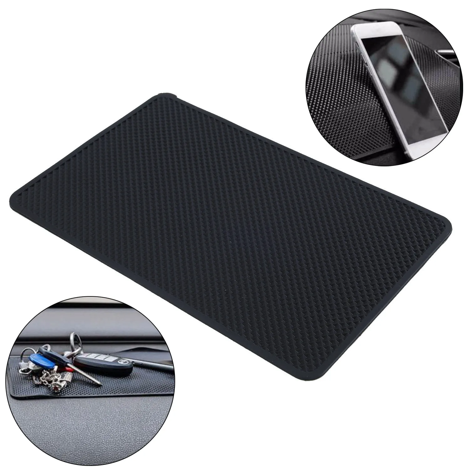 

Car Dashboard Anti Slip Pad Dash Non Slip Mat Magic Sticky Phone Gps Key Holder