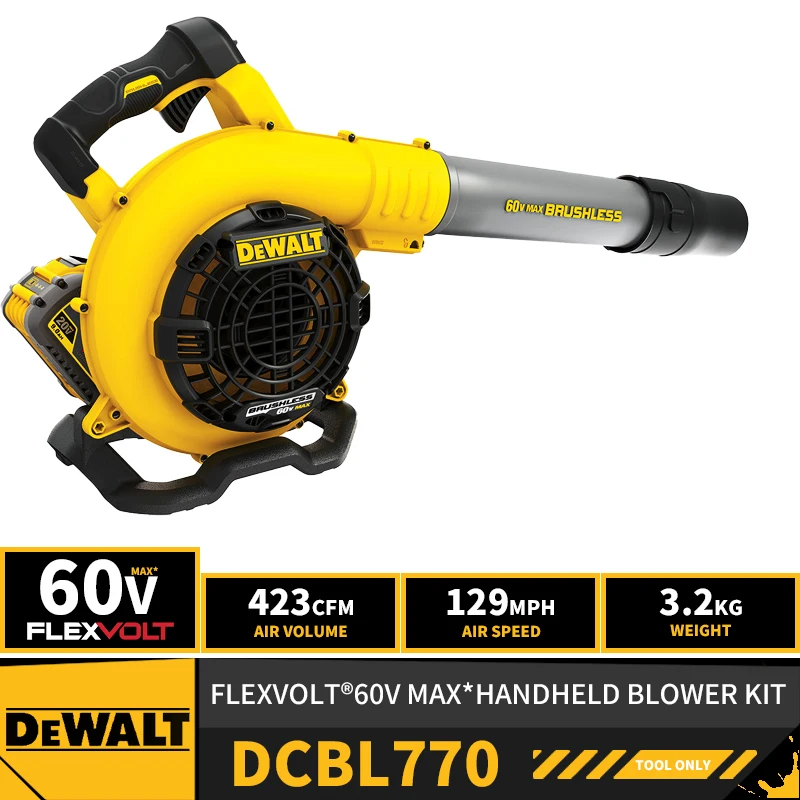 

DEWALT DCBL770 Handheld Blower 60V FLEXVOLT Lithium Power Tools