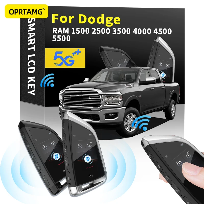 

Пульт дистанционного управления, ЖК-дисплей для автомобиля keyless-go smart Key для Dodge RAM 1500 2500 3500 4000 4500 5500 2000 2001-2021 2022