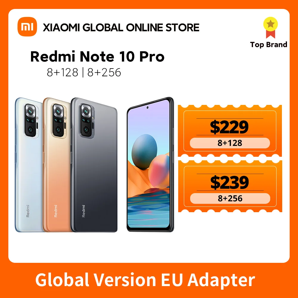 Ceny Redmi Note 10 Pro Wersja Globalna 6 + 64/128 8 + 128 Xiaomi Smartphone 108MP Kamera Snapdragon 732G 120Hz Wyświetlacz AMOLED NFC Najtaniej Redmi Note 10 Pro Wersja Globalna 6 + 64/128 8 + 128 Xiaomi Smartphone 108MP Kamera Snapdragon 732G 120Hz Wyświetlacz AMOLED NFC