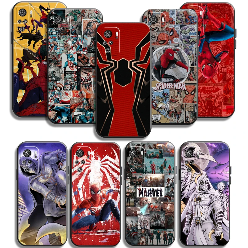 

Marvel Iron Man Phone Cases For Xiaomi Mi 11 Mi 11 Lite POCO X3 GT X3 Pro M3 POCO M3 Pro X3 NFC X3 Back Cover Carcasa