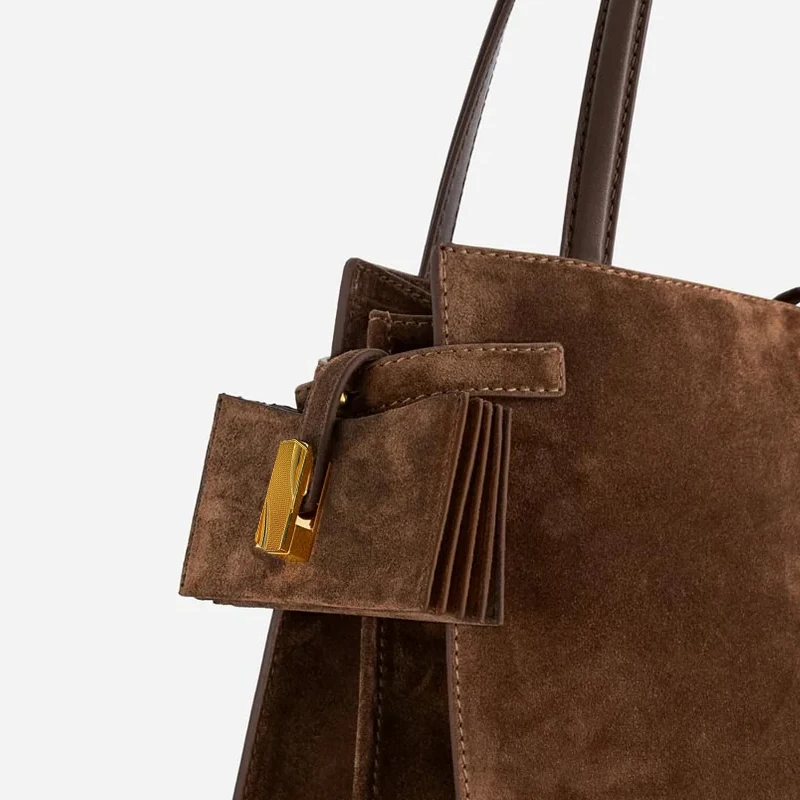 MEDIOW Сумки-тоут из искусственной замши для женщин роскошные дизайнерские сумки