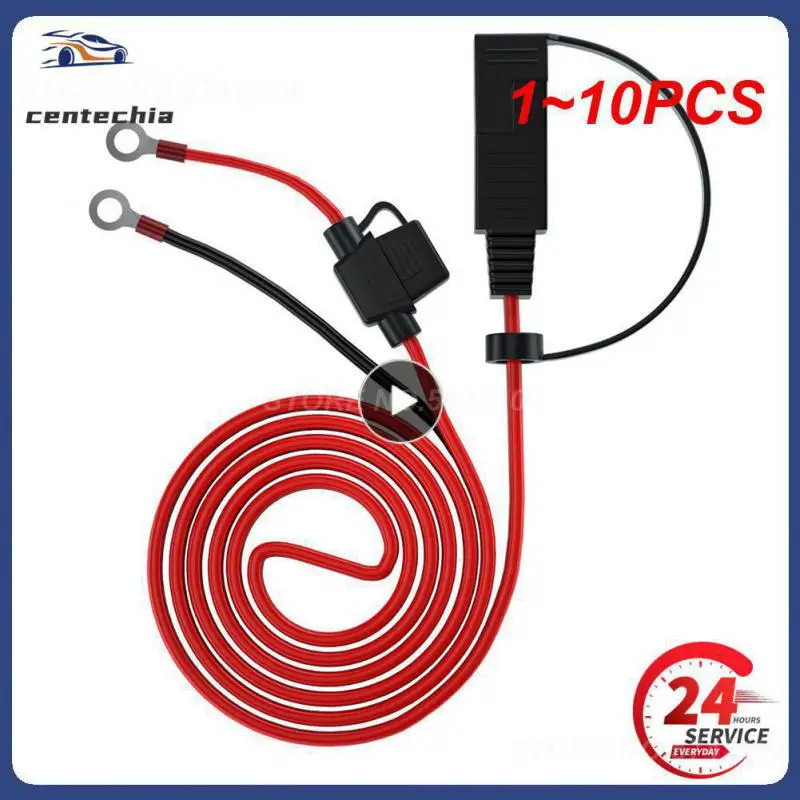 

1 ~ 10 шт. 1,4 м 12 в кольцевой терминал SAE к соединительному кольцу Удлинительный шнур кабельный разъем для автомобильного мотоциклетного аккумулятора зарядное устройство