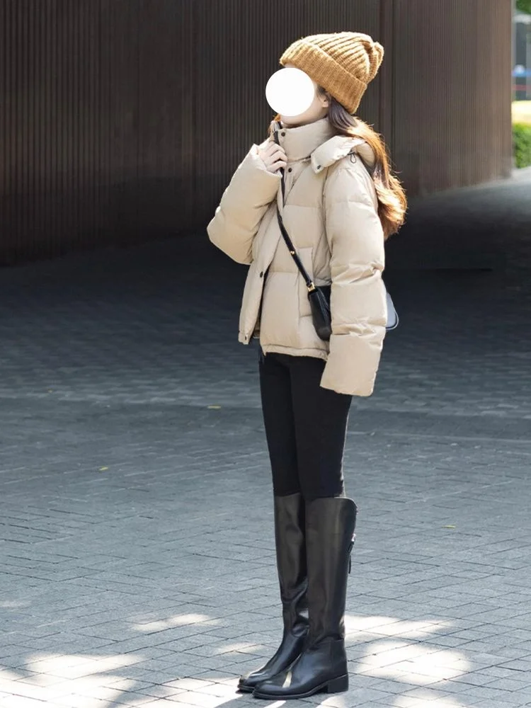 Большие размеры американский усовершенствованный пуховик с утолщенным