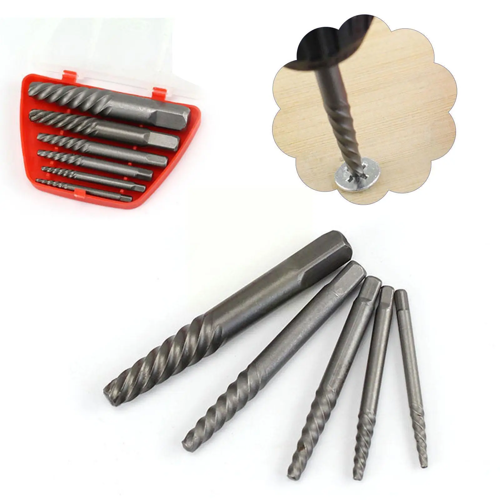 

5/6 шт., набор инструментов для удаления сломанных болтов