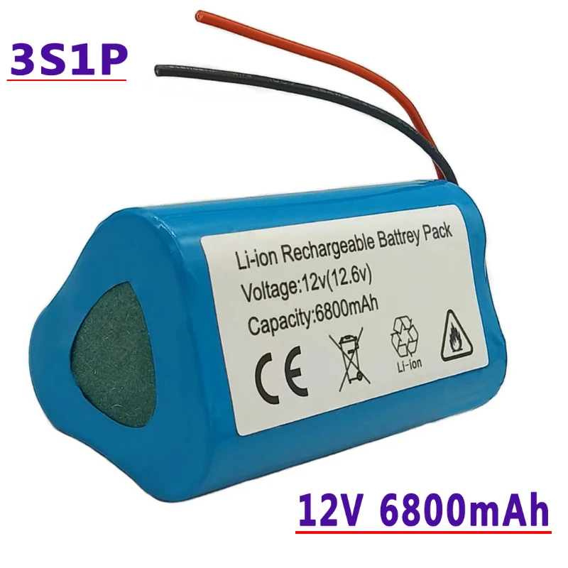 

Original 6800mAh11.1V 12V3S1P Li ion battery High power stable output