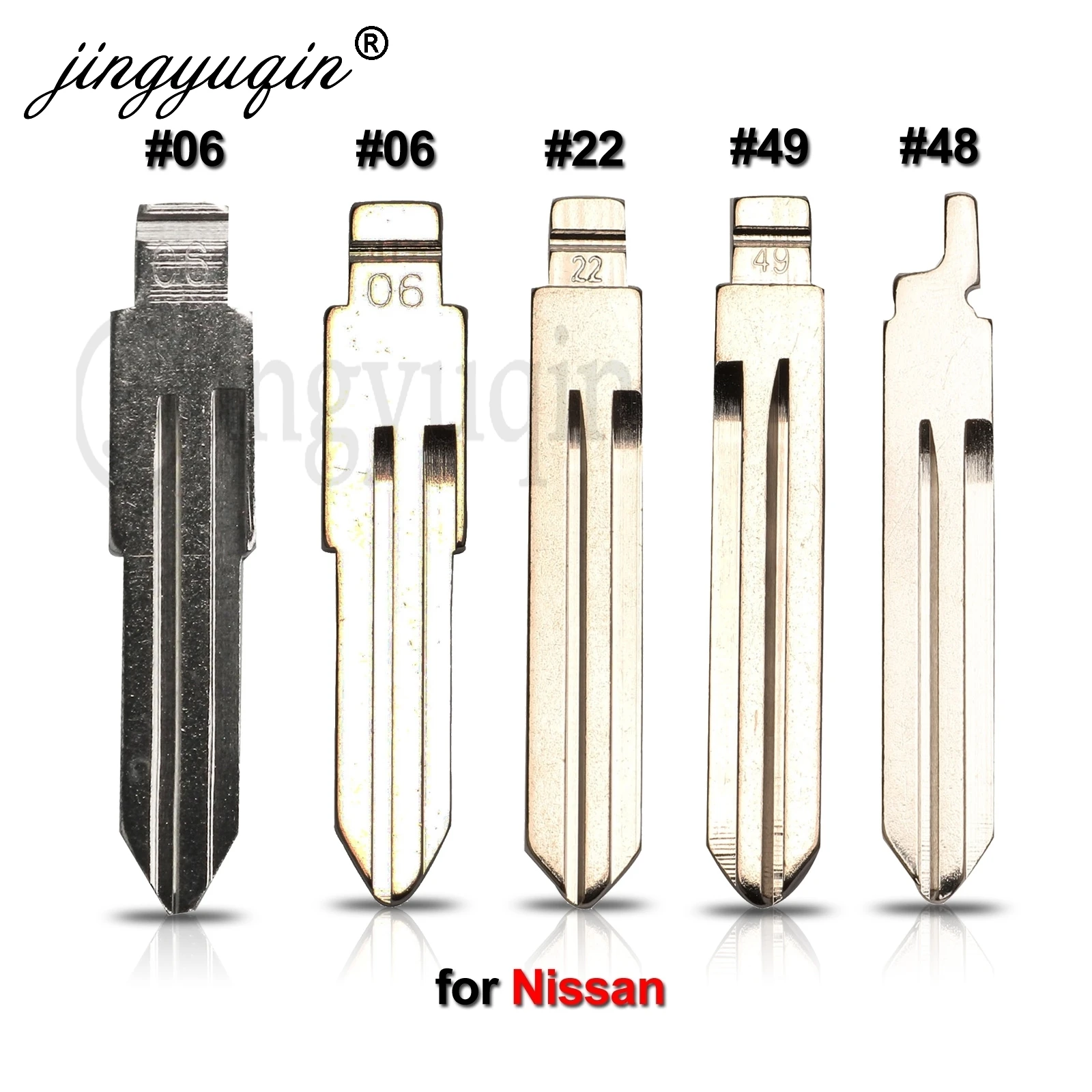 Jingyuqin A33 Tiida Teana Livina Sunny Duke Demeano Opel Автомобильный Ключ Пустой Металл # 06 22 49 Замена