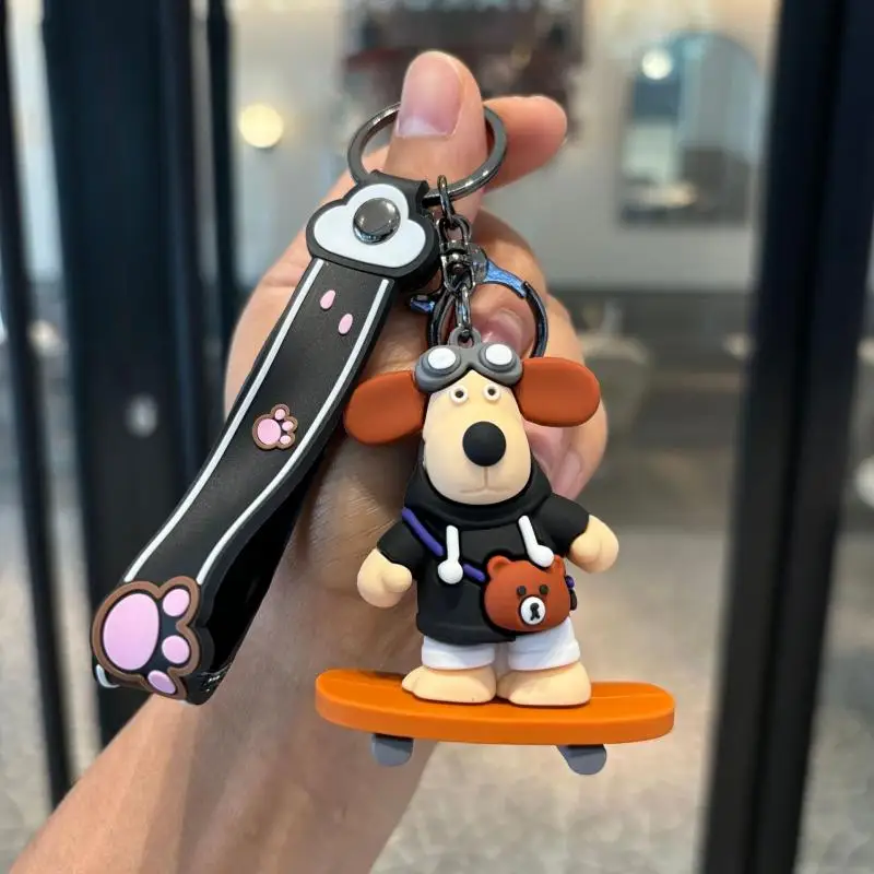 Брелок для ключей в виде мультяшной анимации ролевых игр пилот грогит ПВХ кукла