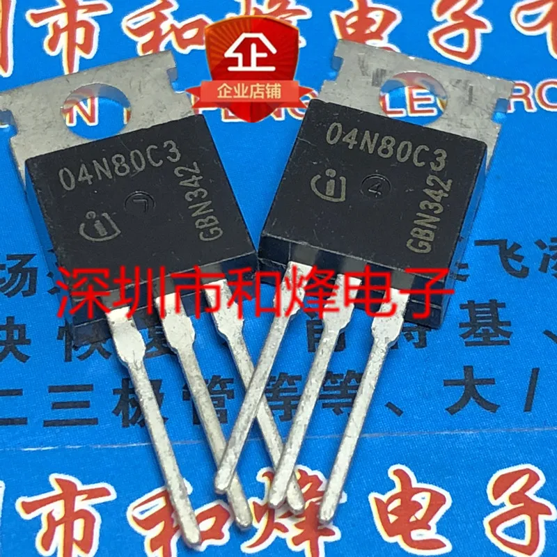 

Original 5pcs/ 04N80C3 SPP04N80C3 TO-220 800V 4A