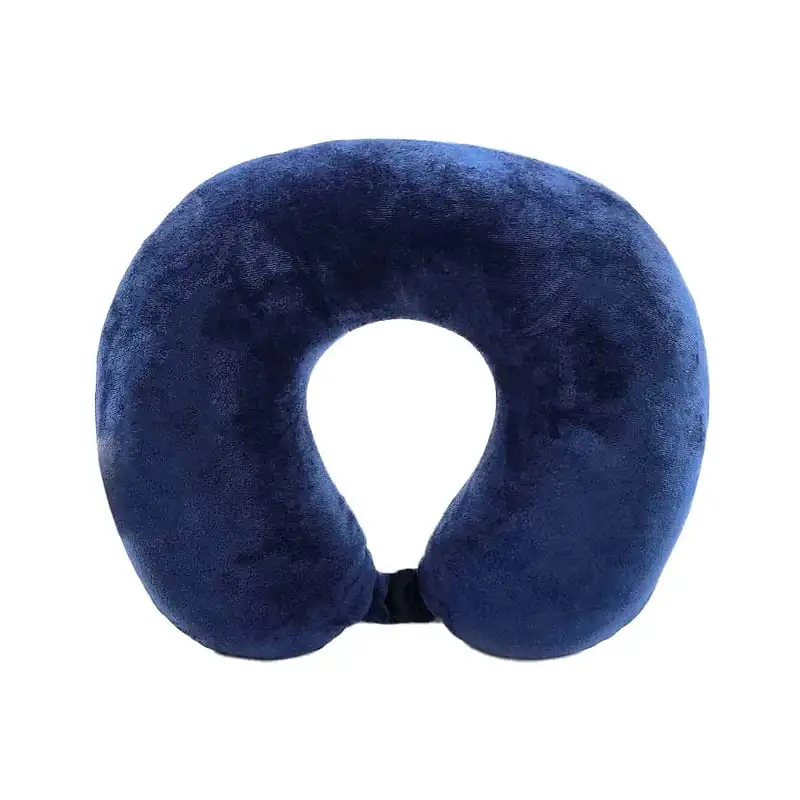 

Foam Neck Pillow, 100% Polyester Fleece Knit, Navy, One Size Pillows for sleeping Lash pillow Airplane footrest Eye pillow Plant
