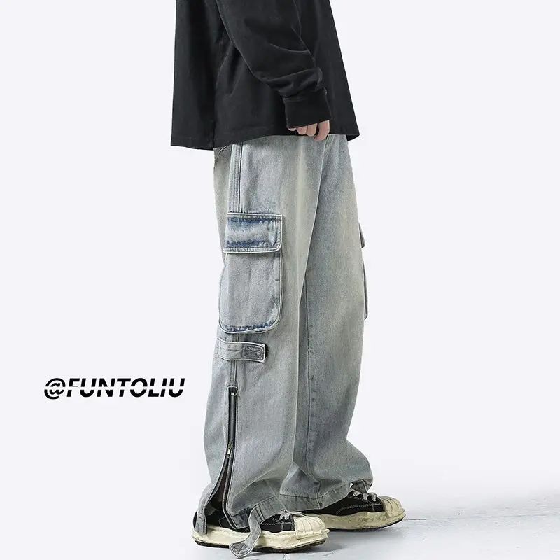 

Jeans Pants Ins Loose Trendy Casual Straight Work Jeans