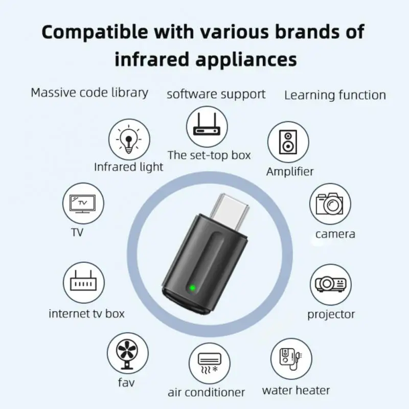 ИК-пульт дистанционного управления для смартфона мини-адаптер Type C/Micro USB умное