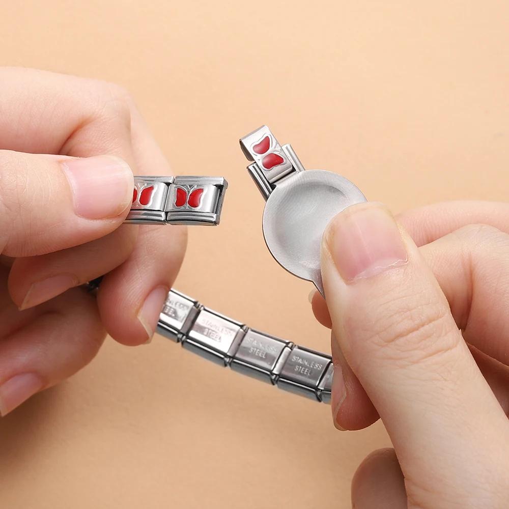 1 шт. красочные итальянские подвески в виде бабочки подходят для браслета из