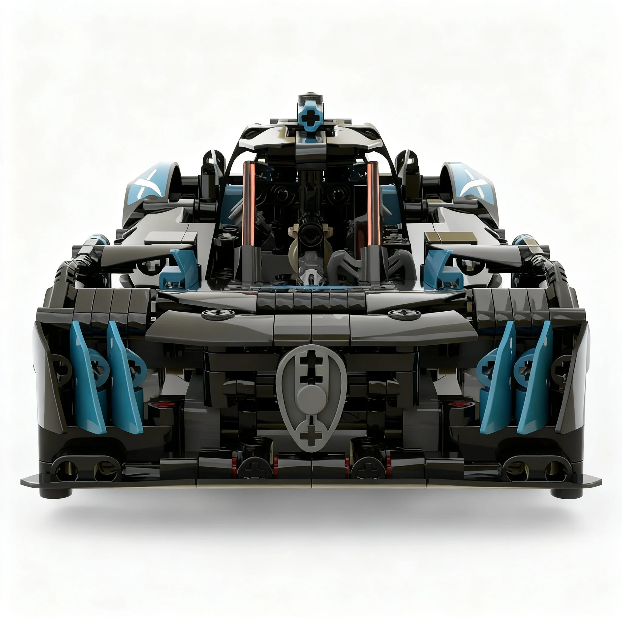 Фото 654 детали MOC Peugeot 9X8 Техническая модель из строительных блоков, набор для творчества своими руками, коллекция кирпичиков для сборки, идея для подарка на день рождения, образовательный набор. №4