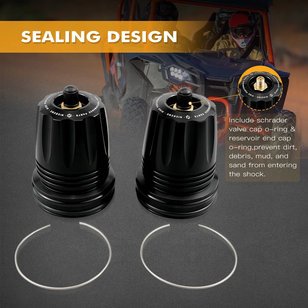 Для 2 5-дюймового заднего амортизатора FOX торцевая крышка бачка для Polaris Yamaha CanAm Arctic