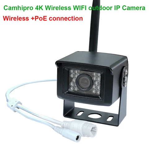 Беспроводная камера Camhi 4K с поддержкой POE, 8 Мп, 940 нм