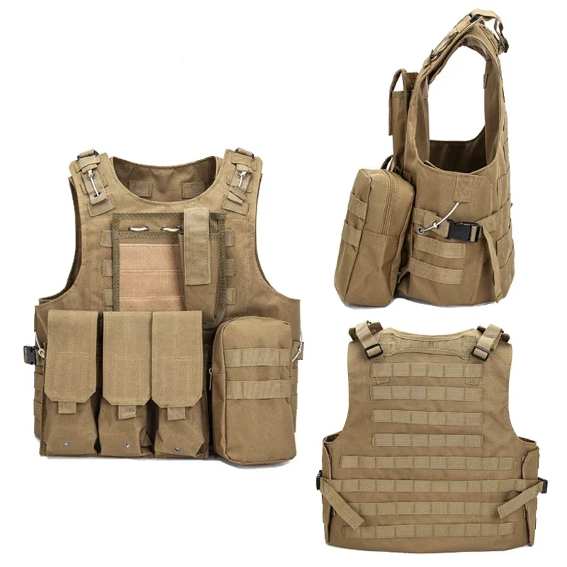 Тактический жилет Molle Combat Multicam камуфляжный страйкбольный военный штурмовой для