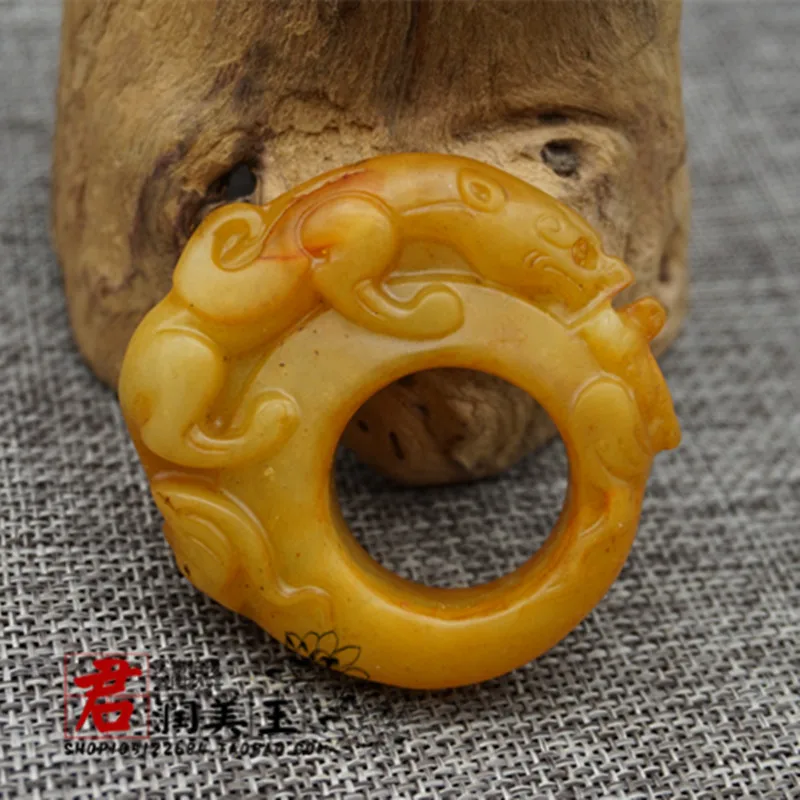 

100% real yellow jade rings carved brand ring Jade Stones for men jade Jewellery emerald rings jadeite ring