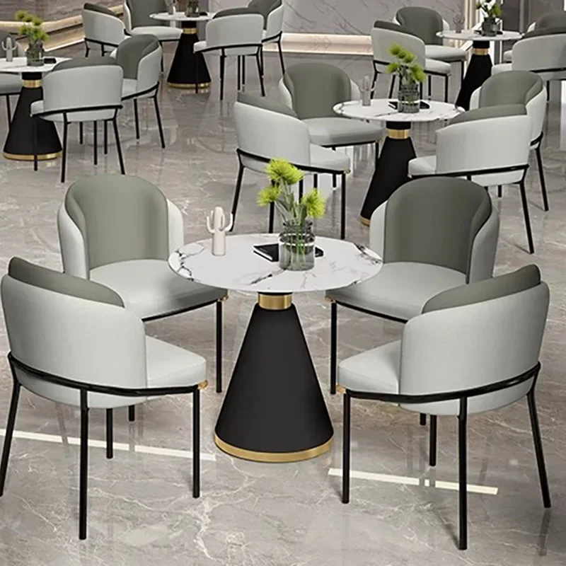 

Comfortable Modern Dining Chairs Luxury Metal Living European Dining Chairs Vintage Beautiful Chaises Salle Manger Furnitures