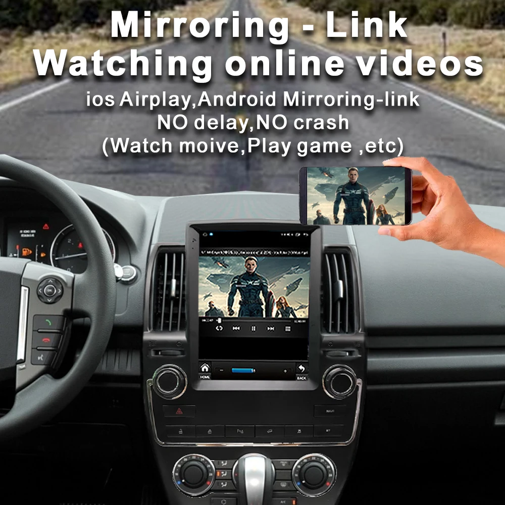 Автомобильный радиоплеер 9 7 дюймов Carplay Android 11 GPS RAM 8 Гб ROM 128 Поддержка
