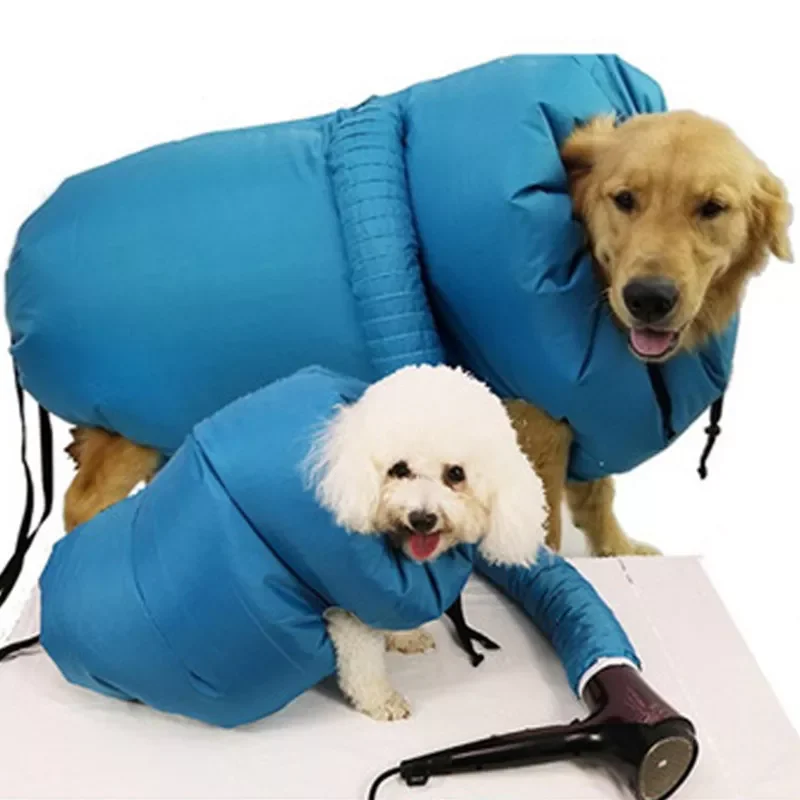 

Portable Pet Drying Bag Folding Dog Hair Dryer Box Blow Bag Pet Grooming Dry Bag Dog Blowing Cat Bathing Pet Hair Drying Clothes