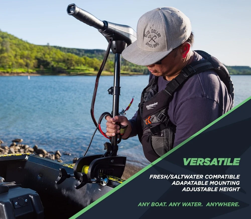 Электрический Троллинговый двигатель с индикатором батареи