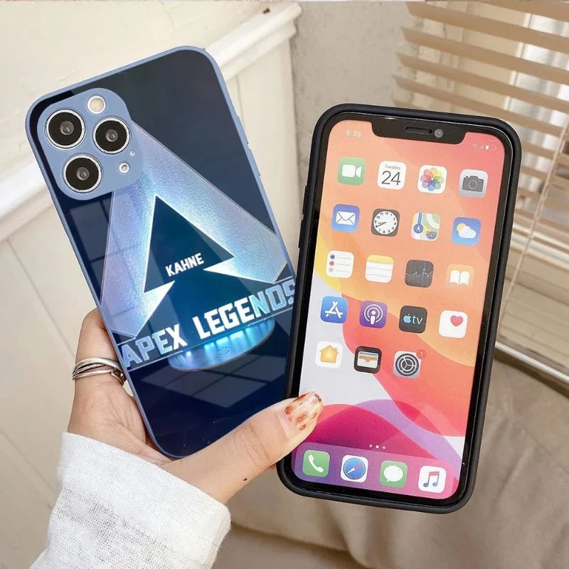 

Hot New Game Phone Case For IPhone 14 13 12 11 Pro Max X XR XS 8 7 Plus Liquid Glass Color Phone Cover