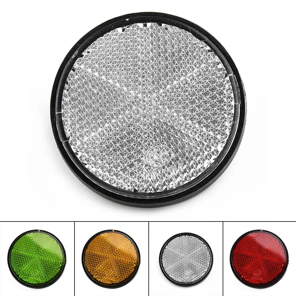 

56mm Round Bicycle Reflector Equipment Motorcycle Night Safety Reflector Equipment Cycling Accessories Electric Mobile