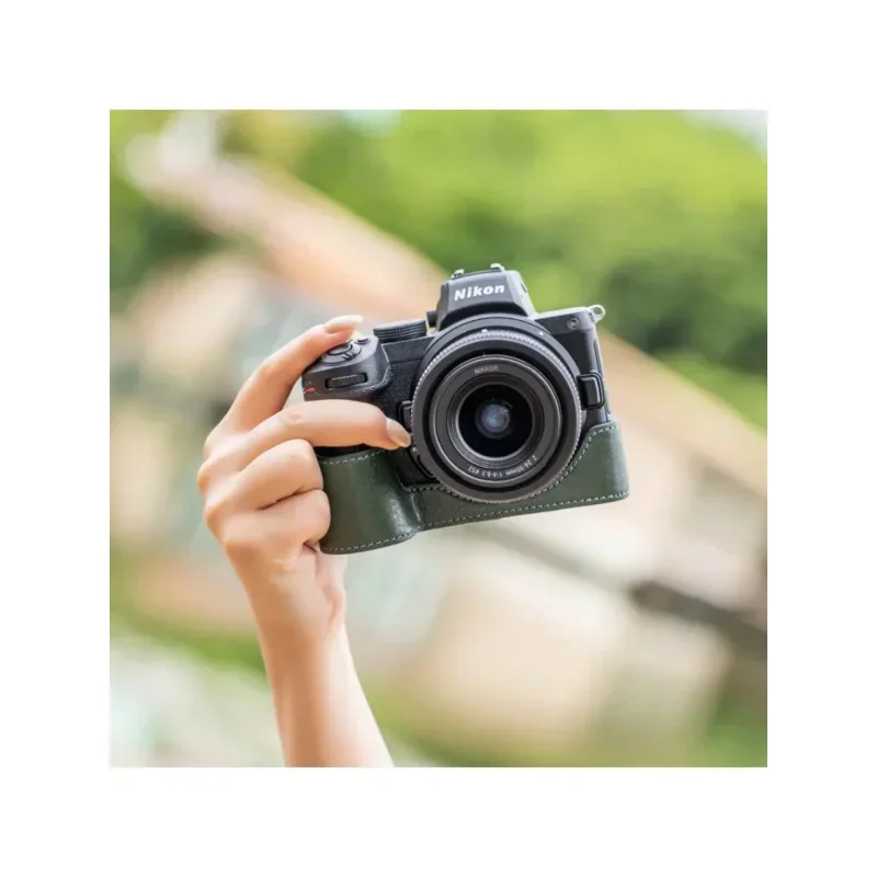 Защитный чехол ручной работы из натуральной кожи для Nikon Z5 Z6 Z7ii