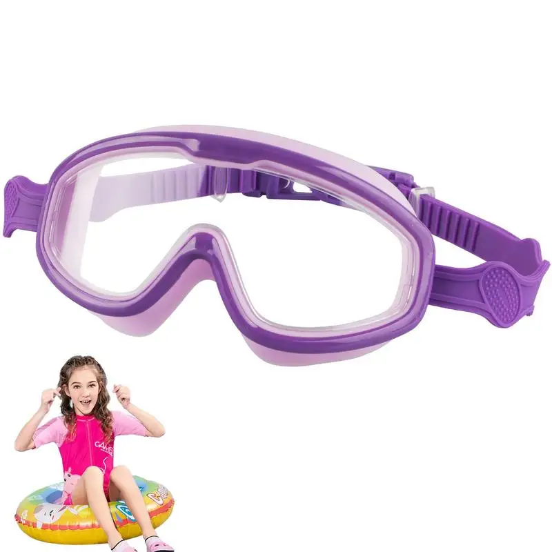 

Kids Swimming Goggles Clear Vision Swim Goggles For Kids Anti-UV No Leaking Swim Glasses For Boys Girls 6 Colors