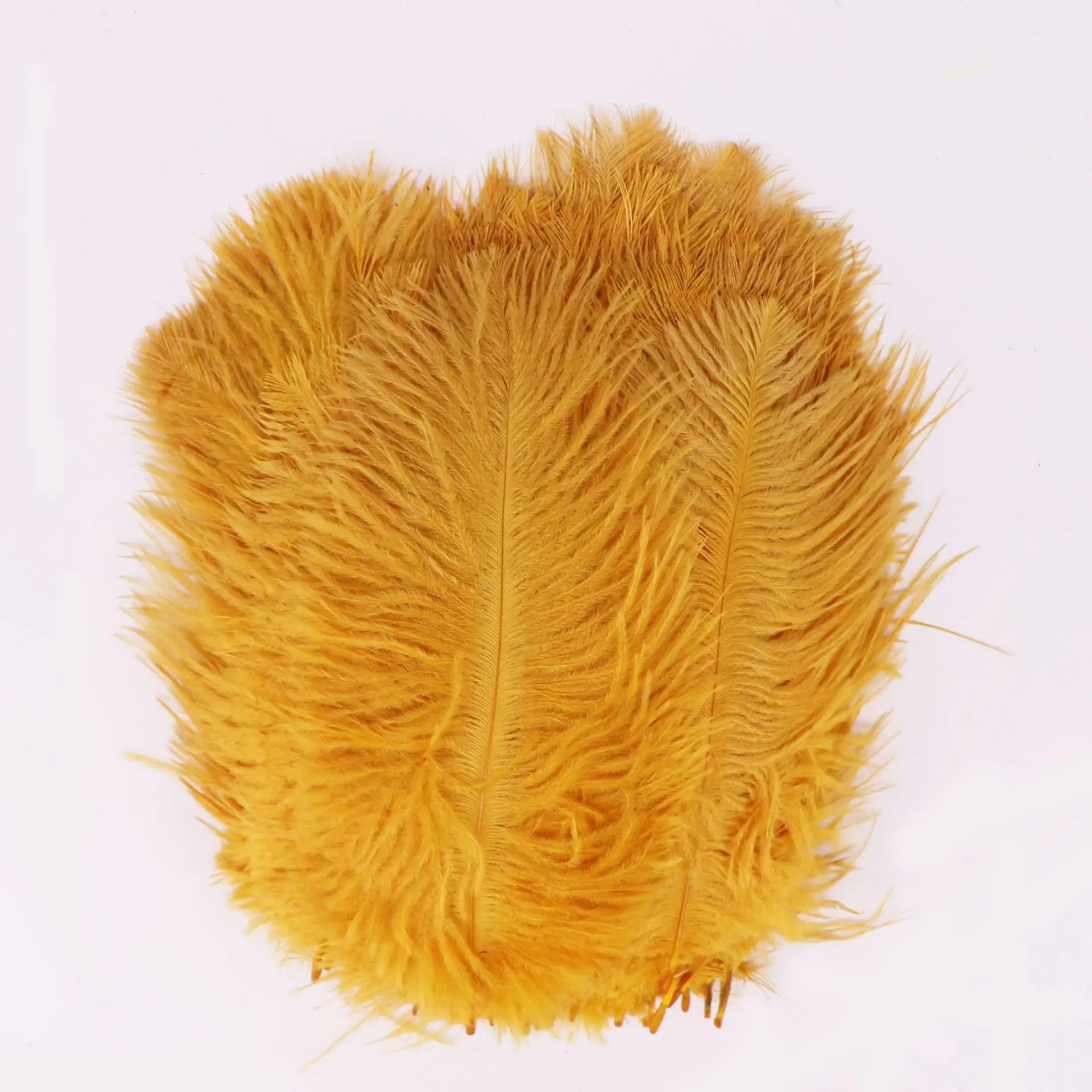 

100Pcs 20-25 CM Gold Ostrich Feathers Wedding Party Decoration Table Centerpieces Natural Feather Carnival Plumes Accessories