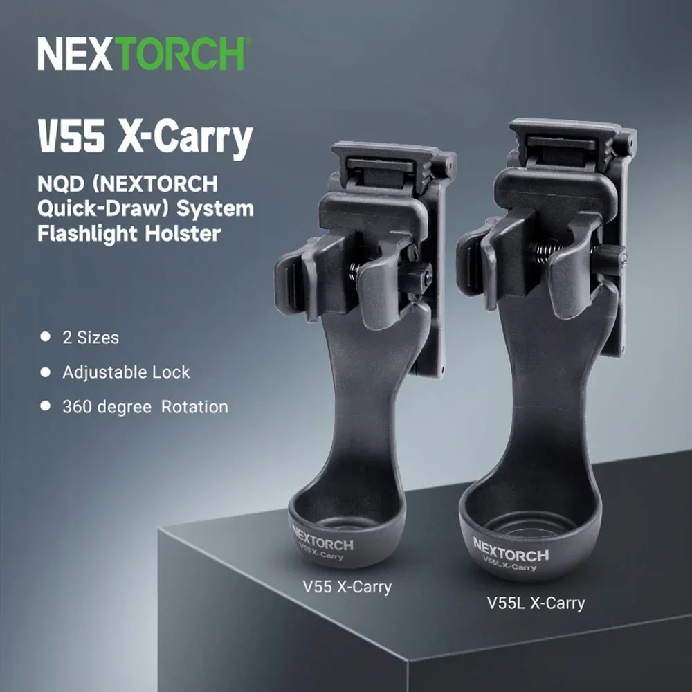 Фото Держатель фонарика NEXTORCH V55 V55L, модернизированный инновационный фонарик, 360° °   Вращение, функция блокировки №5
