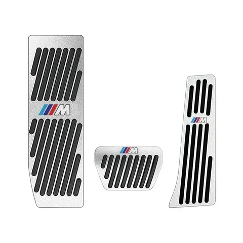 Для BMW AT MT 3 серии E39/E46/E87/E90/E92, противоскользящая подставка для ног, накладки на педали тормоза и газа, чехлы, автомобильные аксессуары