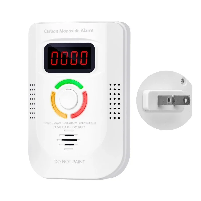 Заглушки в CO Alarm с визуальными данными и звуковыми предупреждениями.