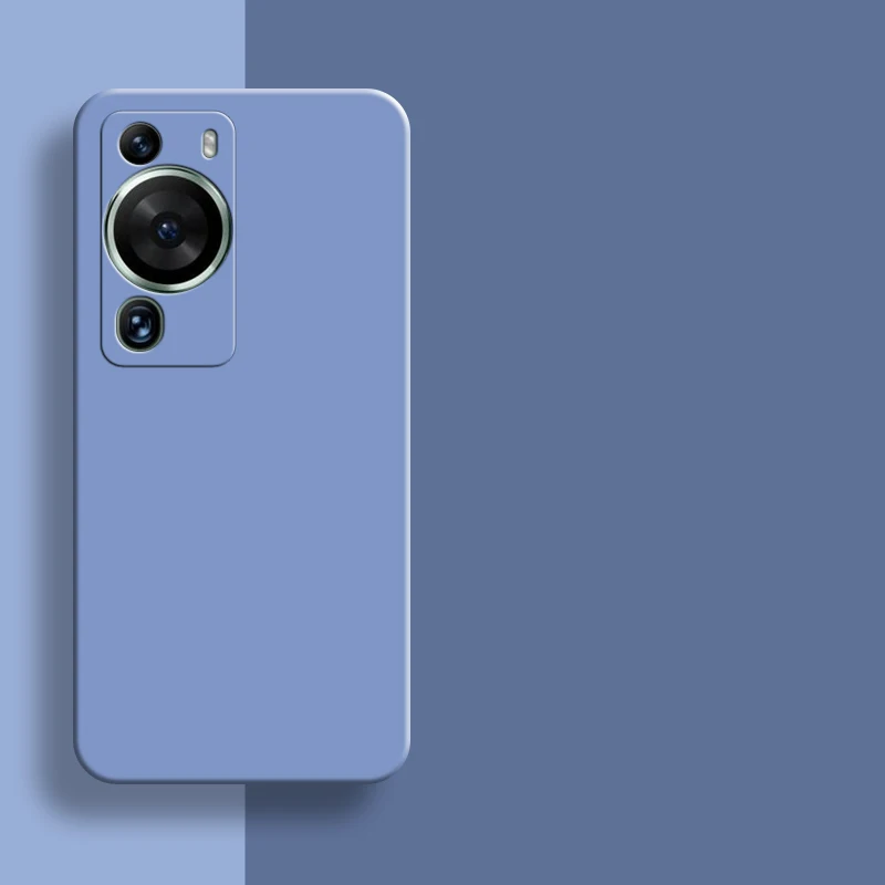 For Huawei P60 Pro Case 6.67 Inch Original Liquid Silicone Rubber Shockproof Bumper Huawei P60 Art P60 Pro Cover For P60 Pro 4G