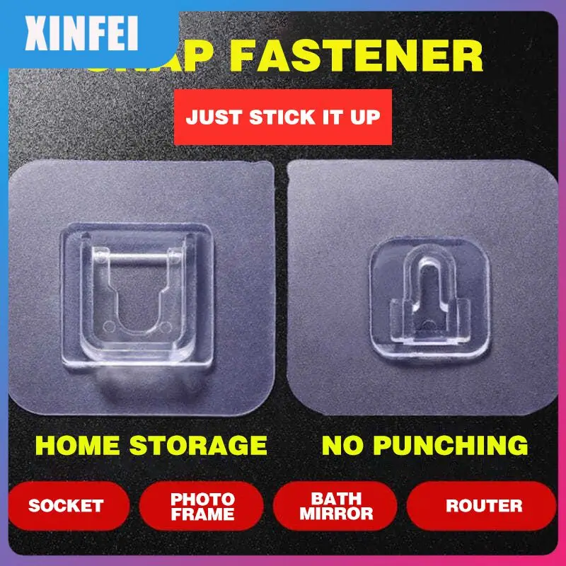 

Home Wall Hanging Hook Transparent Hook Suction Cup Home Door Rear Wall Hanging Storage Rack Suitable For Kitchen And Bathroom