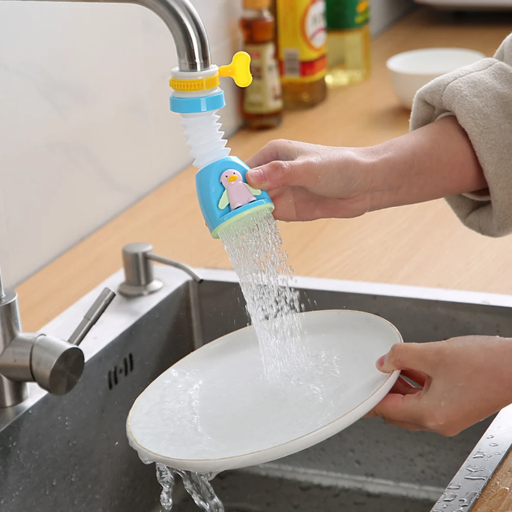 

360 Adjustable Flexible Kitchen Faucet Tap Extender Splash-Proof Water Faucet Rotating Drainer Water Filter Water Purifier
