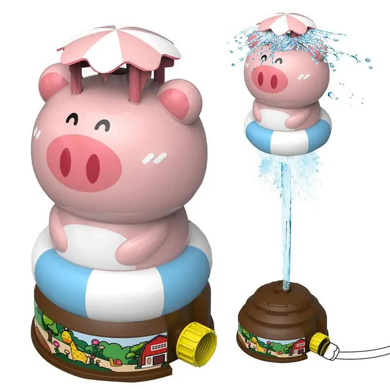 

Детские разбрызгиватели для двора, вращающаяся игрушка для воды, разбрызгиватель для детей, милый разбрызгиватель с гидравлическим подъемом, детские игрушки для воды