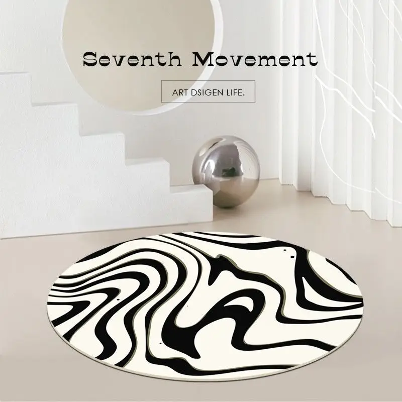 Круглый ковер для детской комнаты коврики спальни домашний звукоизоляционный