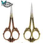 Острые бриллиантовые высококачественные ножницы из нержавеющей стали для шитья, изысканные Ретро ножницы для рукоделия, для шитья