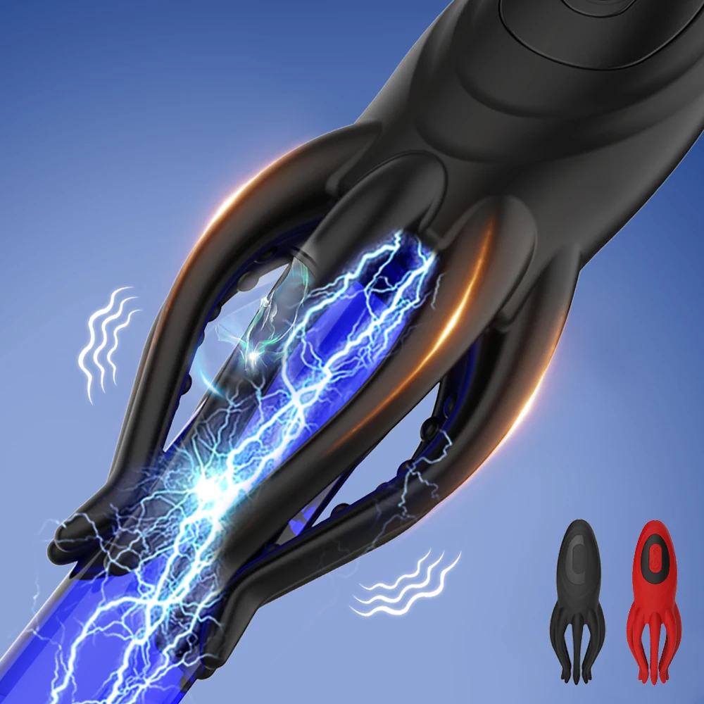 Тренажер для головки мужчин мощный вибрирующий пенис электрический шок