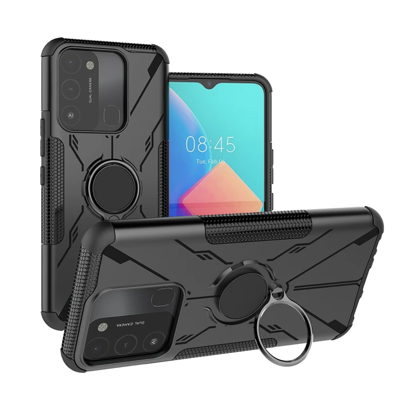 

For Tecno Spark Go 2022 Magnetic Car Hold Shockproof Phone Case Cover for Tecno Spark 8/Pova 2/Camon 17 18 Funda De Telefono