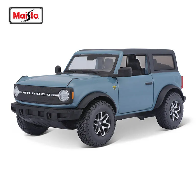 Модель автомобиля Maisto 1:24 2021 Ford Bronco Badlands сверхмощная модель машины литье под