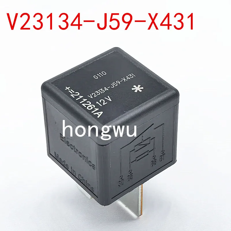 

100% оригинальное новое 1 шт. V23134-J59-X431 реле постоянного тока 12 В 70 А 4 контакта